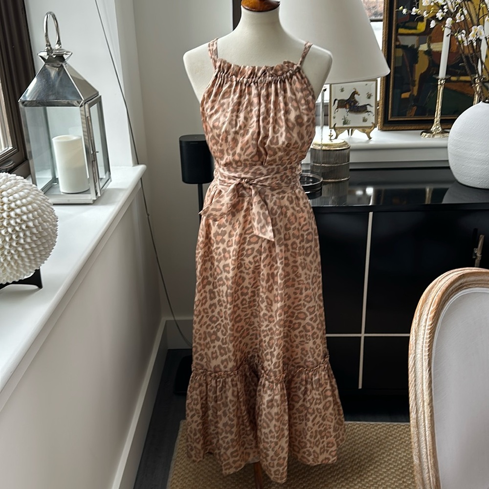NWOT Zimmerman Leopard Print Kirra Dress M